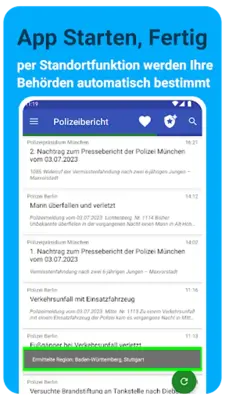 Polizeibericht android App screenshot 14